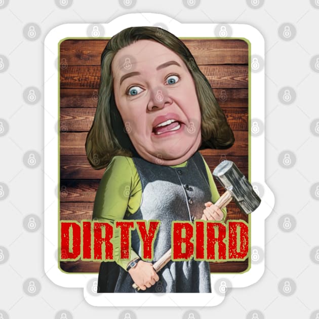 Misery - Kathy Bates Sticker by Indecent Designs